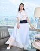  ÁO SƠ MI CROPTOP TÚI KẾT CƯỜM TRÁI TIM K CLOSET A2014 