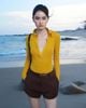  TRENDING SHORT WITH BUCKLE - QUẦN SHORT ĐAI LƯNG KHÓA K CLOSET Q3006 