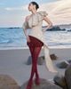  ORCHID RUFFLE TOP - ÁO LỆCH VAI TÀ DÀI K CLOSET A3007 