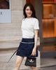  ÁO THUN TAY NGẮN NƠ REN K CLOSET A4005 