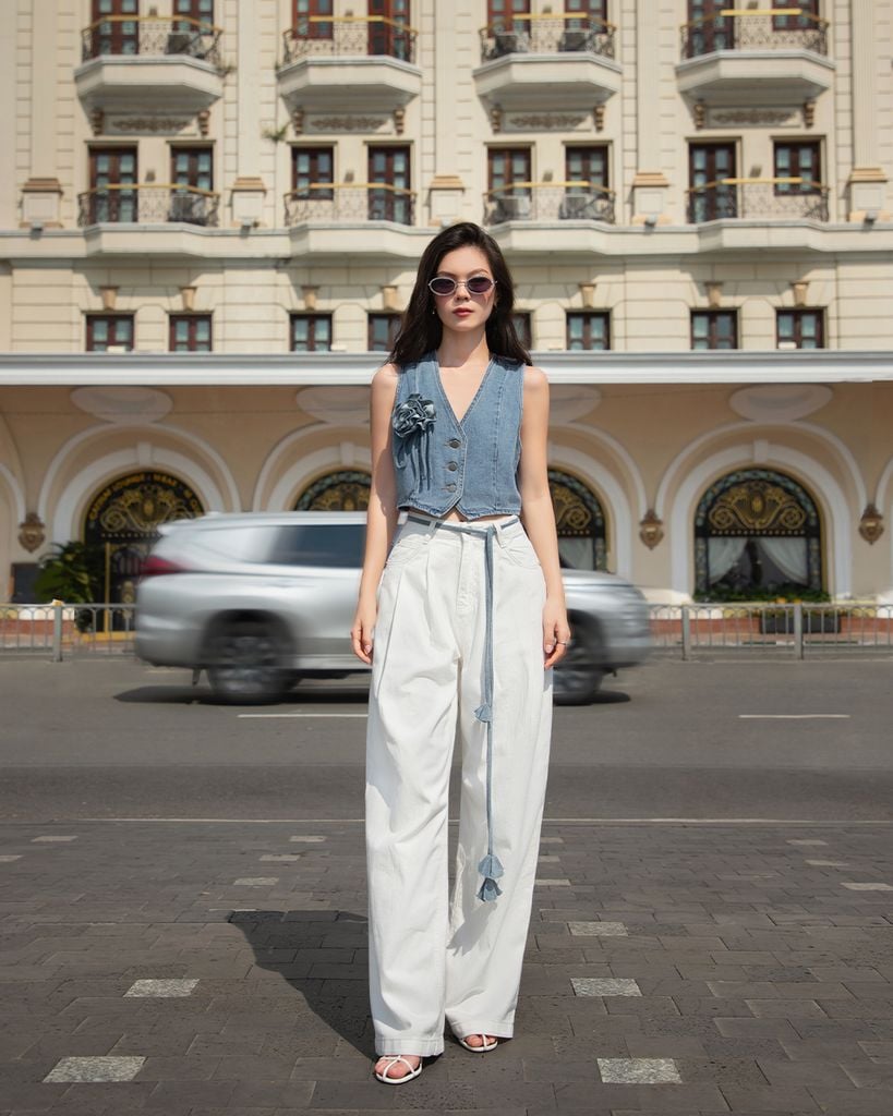  QUẦN JEAN ỐNG RỘNG XẾP LY K CLOSET Q3002 