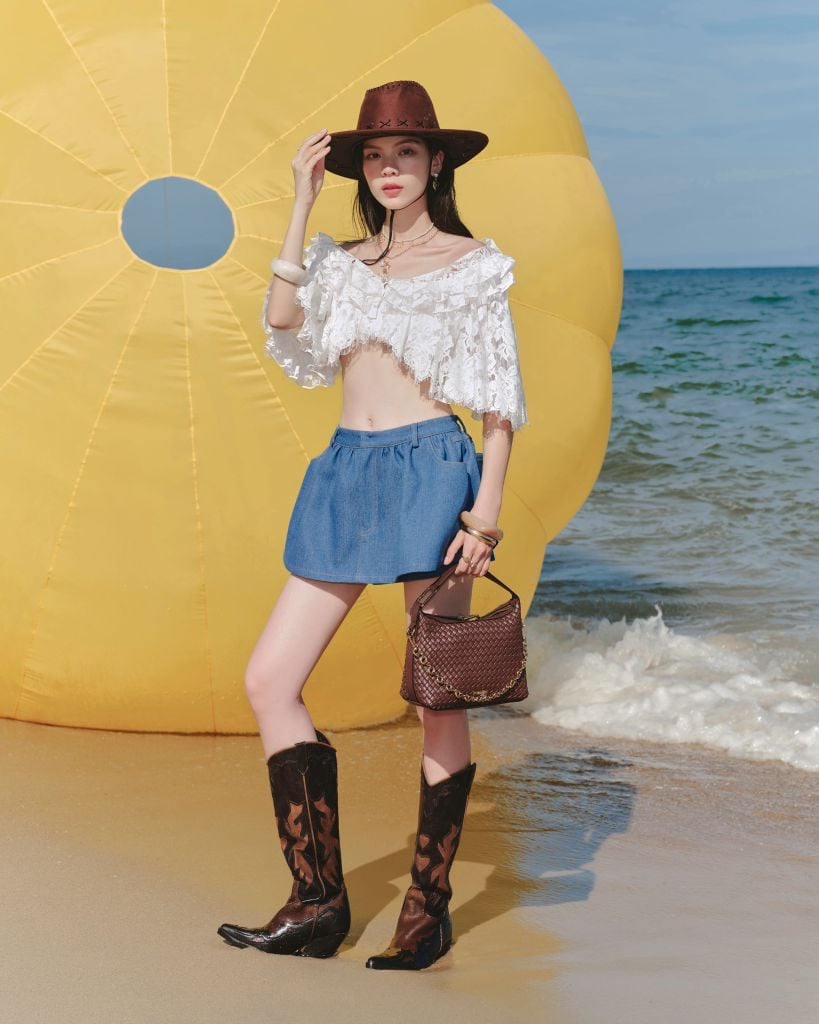  AZURE HAZE CROPTOP K CLOSET A4025 