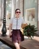  CHÂN VÁY DA NGẮN TÚI MỔ K CLOSET V1013 