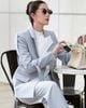  ÁO BLAZER TÚI NẮP ĐÍNH 1 BÊN NƠ K CLOSET A2016 
