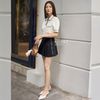  CHÂN VÁY XẾP LY THÊU CHỮ K CLOSET V1007 