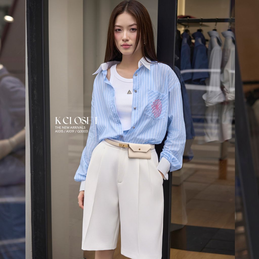  QUẦN LỬNG XẾP LY GIỮA K CLOSET Q3003 