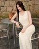  ĐẦM CROCHET DÁNG DÀI SÁT NÁCH K CLOSET D2006 