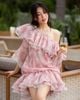  ĐẦM BABYDOLL LỆCH VAI ĐAN DÂY K CLOSET D2011 