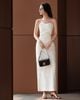  ĐẦM MIDI HAI DÂY XẺ SAU DẰN CHỈ K CLOSET D2013 
