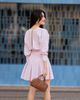  ANGEL PLEATED ICONIC DRESS K CLOSET D4009 