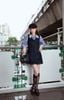  ĐẦM GHI LÊ KẺ SỌC PHỐI LAI DA K CLOSET D2028 
