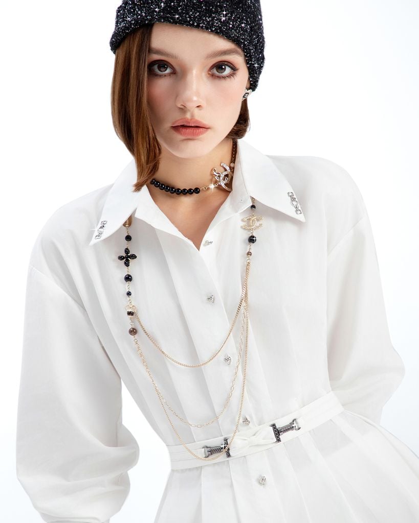  ĐẦM SƠ MI TAY DÀI KÈM BELT VÀ QUẦN SHORT CÓ TÚI K CLOSET D1021 