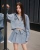  ÁO SƠ MI TAY DÀI TÚI THÊU K CLOSET S1005 