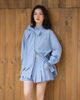  SET SƠ MI CỔ TRỤ DÂY DÀI - QUẦN SHORT XẾP LY K CLOSET S4003S4004 