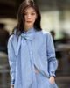  SET SƠ MI CỔ TRỤ DÂY DÀI - QUẦN SHORT XẾP LY K CLOSET S4003S4004 