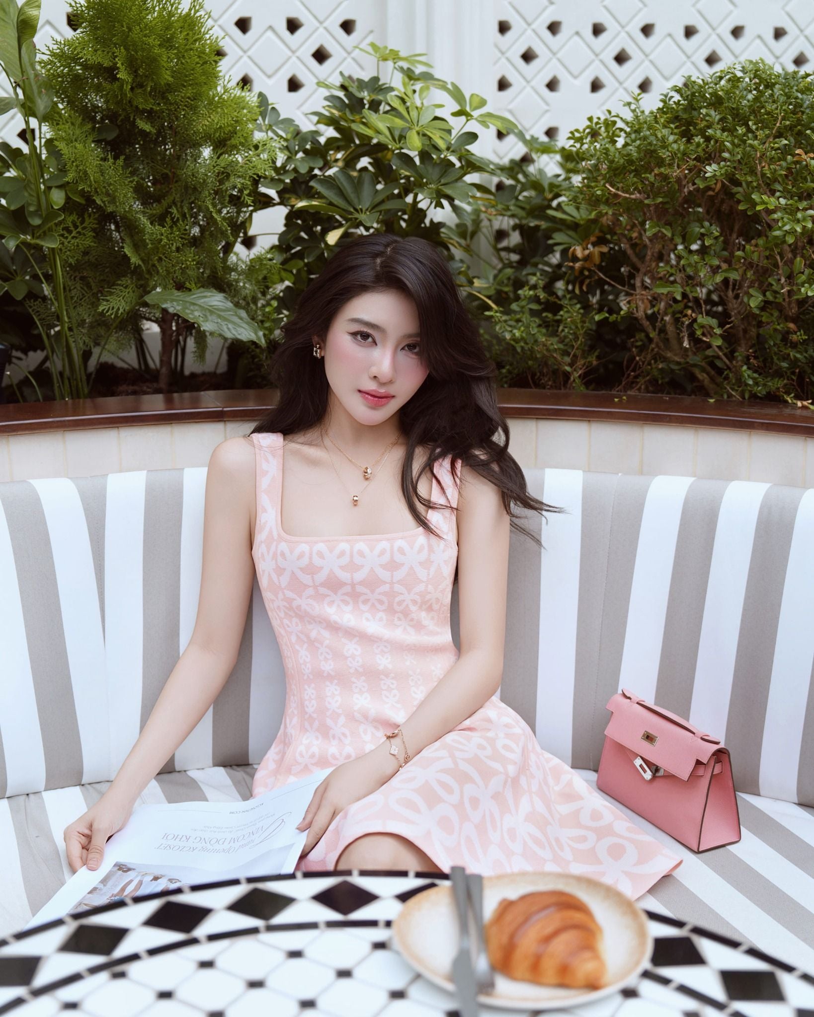  MONOGRAM KNIT DRESS K CLOSET D3011 