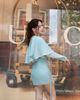  SET ĐẦM NGẮN HAI DÂY + ÁO KHOÁC CHOÀNG VAI K CLOSET S2019 