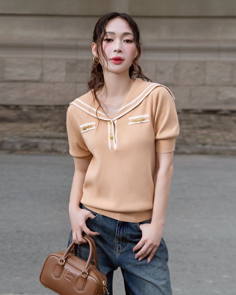  ÁO LEN CỔ THỦY THỦ BO LAI K CLOSET A2025 