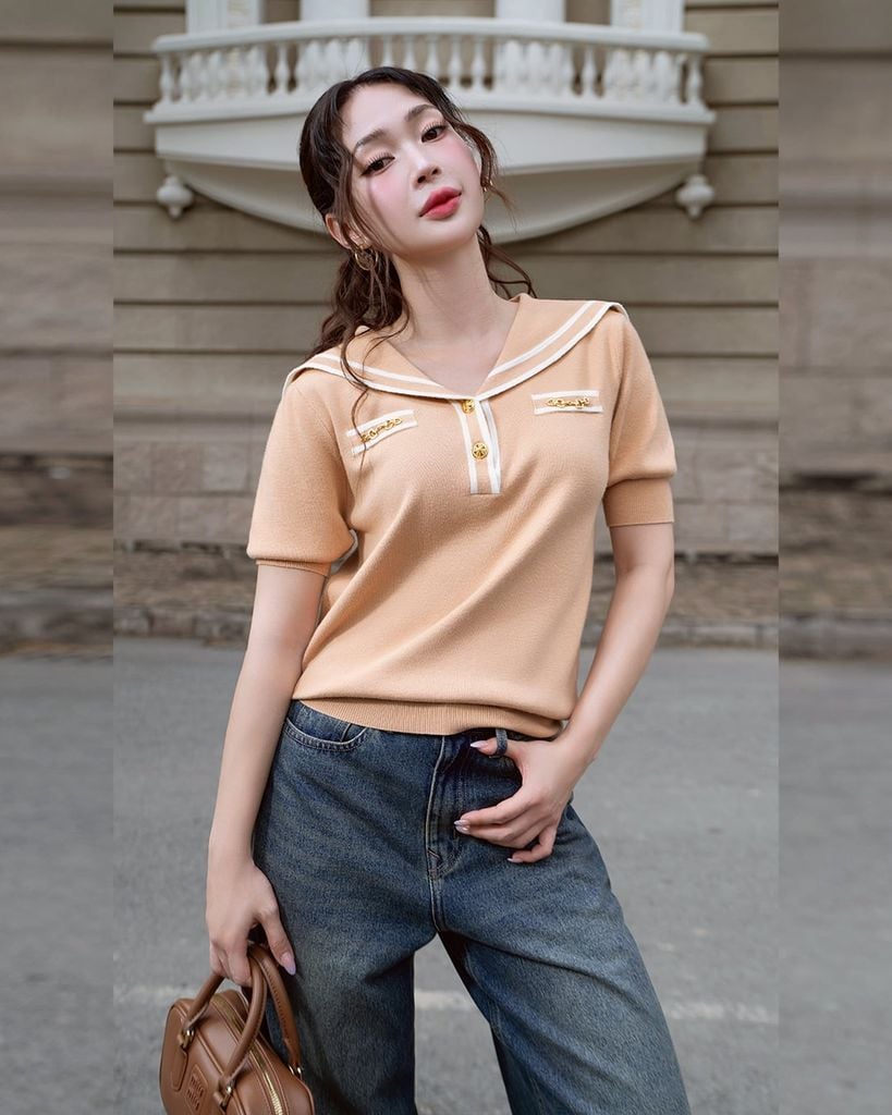  ÁO LEN CỔ THỦY THỦ BO LAI K CLOSET A2025 