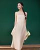  ĐẦM MIDI HAI DÂY EO ĐÍNH NƠ K CLOSET D1028 
