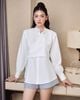  ÁO SƠ MI ĐẮP LỚP NGỰC CỘT DÂY K CLOSET A2012 