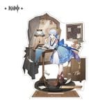  Standee và Huy hiệu nhân vật chủ dòng thời trang Teyvat - Genshin Impact 