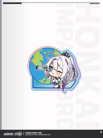  Huy hiệu acrylic Honkai MEME - Honkai Impact 3 