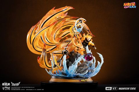  Uzumaki Naruto and Kurama: Six Paths Sage Mode - Naruto Shippuden - X1Art Studio 