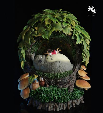  Totoro nghỉ ngơi trong hốc cây - My Neighbor Totoro - Shenyin Studio 