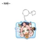  Móc khóa emoji nhân vật Genshin Impact 