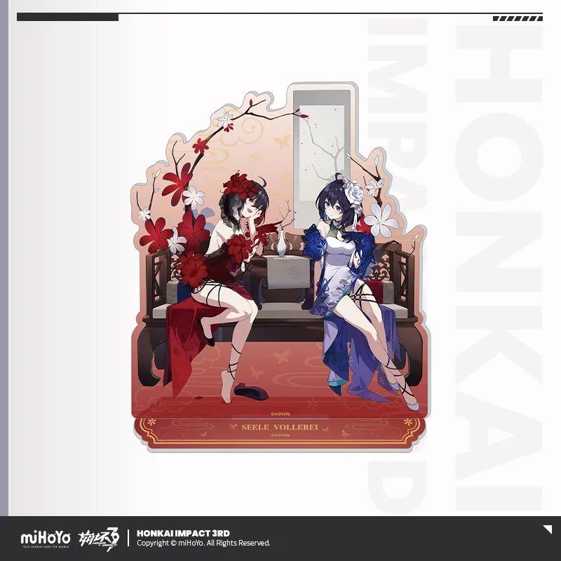  Standee Veliona & Seele Vollerei: Bí Ngạn Song Sinh - Honkai Impact 3 
