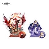  Standee và huy hiệu chủ đề Khúc đêm hè huyền ảo Genshin Impact 