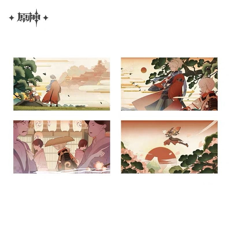  Postcard Kazuha [Hành trình theo đuổi Ánh Sáng] Genshin Impact 