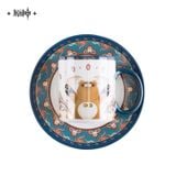 Bộ Ly sứ và dĩa Guoba -Ma thần bếp- [Hương vị của thế giới] Genshin Impact 