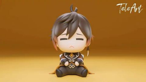  Zhongli chibi - Genshin Impact - TeleArt 