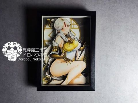  Tranh 3D Ningquang Genshin Impact - Dorobu Neko Studio 