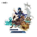  Standee và Huy hiệu nhân vật chủ dòng thời trang Teyvat - Genshin Impact 