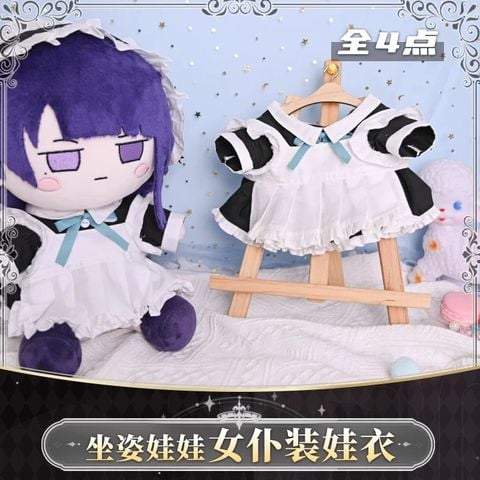  Bộ trang phục maid dành cho Búp bê 30cm dạng ngồi 