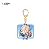  Móc khóa emoji nhân vật Genshin Impact 