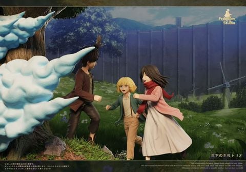  Eren & Mikasa & Armin - Attack on Titan - Freedom Studio 