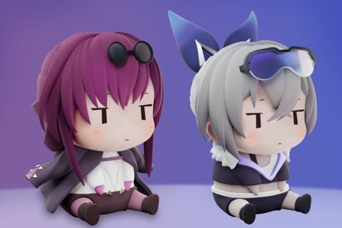  Kafka & Silver Wolf chibi - Honkai Star Rail - SC Studio 