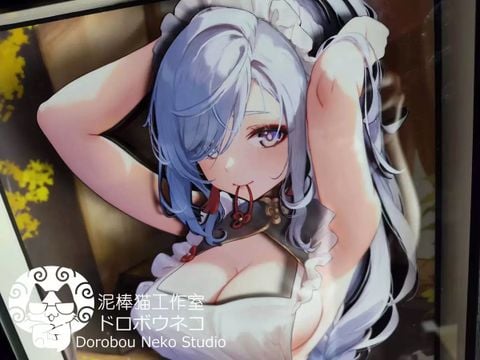  Tranh 3D Shenhe Genshin Impact - Dorobu Neko Studio 