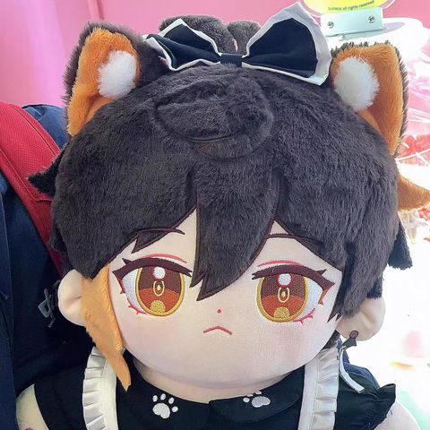  Búp bê bông Zhongli maid ver - Genshin Impact - 