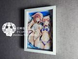  Tranh 3D Yae Miko và Kokomi Genshin Impact - Dorobu Neko Studio 