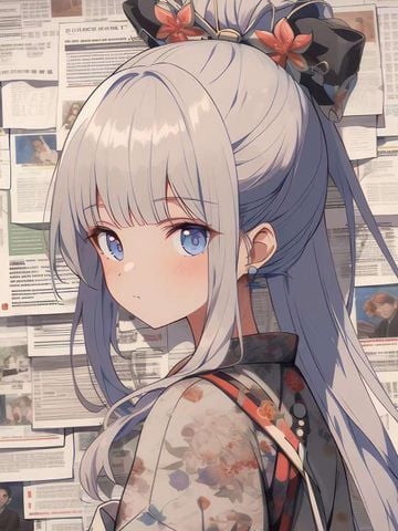  Tranh trang trí Kamisato Ayaka 1 Genshin Impact 