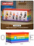  Hộp Container trưng bày Mô hình POP MART - kích thước 43 x 18 x 19cm - Herculues Hobby 