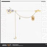  Trâm cài áo chủ đề Đánh dấu trái tim Kiana & Mei - Houkai Gakuen 2 