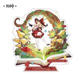  Standee và Huy hiệu nhân vật chủ dòng thời trang Teyvat - Genshin Impact 
