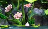 Totoro in the Lotus Pond - My Neighbor Totoro - Monogatari Studio 