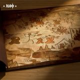  Bộ Ly sứ và dĩa Guoba -Ma thần bếp- [Hương vị của thế giới] Genshin Impact 